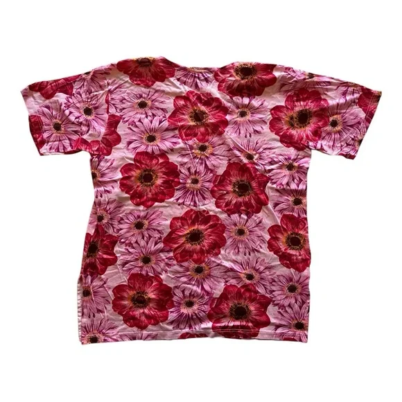 KENZO Vintage Japanese Pink Floral T-Shirt - Picture 2 of 7